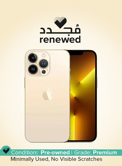 Buy Renewed - iPhone 13 Pro Max 256GB Gold 5G With Facetime - International Version in UAE