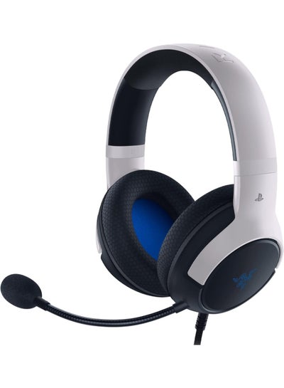 Buy Kaira X Wired Gaming Headset for Playstation 5 / PS5, PS4, PC, Mac, Mobile: 50mm Drivers - HyperClear Cardioid Mic - Memory Foam Cushions - On-Headset Controls - White & Black in UAE