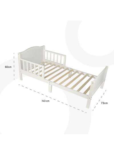 اشتري Wooden Toddler Bed 143x73x60 Cm 3 To 12 Years في الامارات