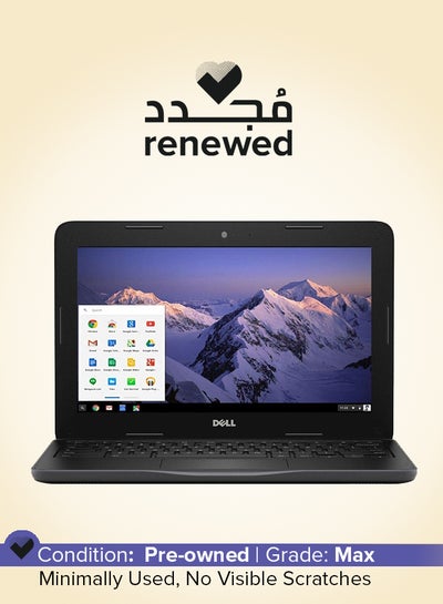 Buy Renewed - Chromebook 3180 (2017) With 11.6-Inch Display,Intel Celeron N3060 Processor/6th Gen/2GB RAM/16GB SSD/Intel HD Graphics 400 English Black in UAE