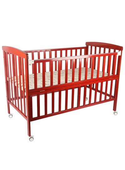 Buy Wooden Portable Crib 129x69x96 Cm 0 To 4 Years in Saudi Arabia