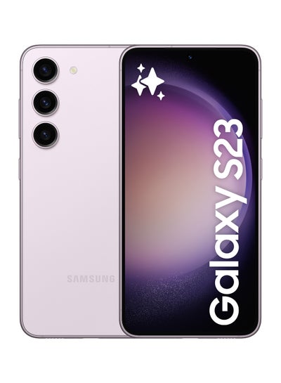 Buy Galaxy S23 5G Dual SIM Lavender 8GB RAM 128GB - Middle East Version in Saudi Arabia