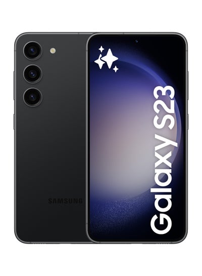 Buy Galaxy S23 5G Dual SIM Phantom Black 8GB RAM 128GB - Middle East Version in Saudi Arabia