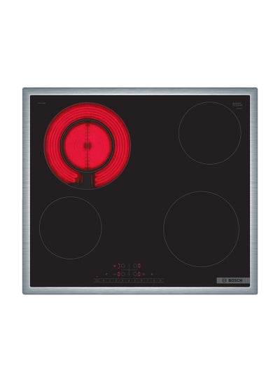 اشتري Series 6 Electric Hob 60 Cm Surface Mount With Frame PKF645FA8M Black في الامارات