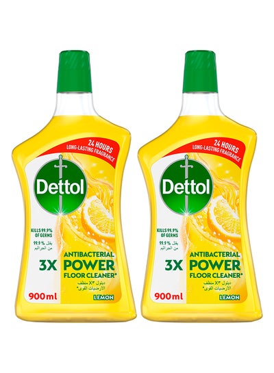 Buy Lemon Healthy Floor Cleaner Pack of 2 900ml in UAE