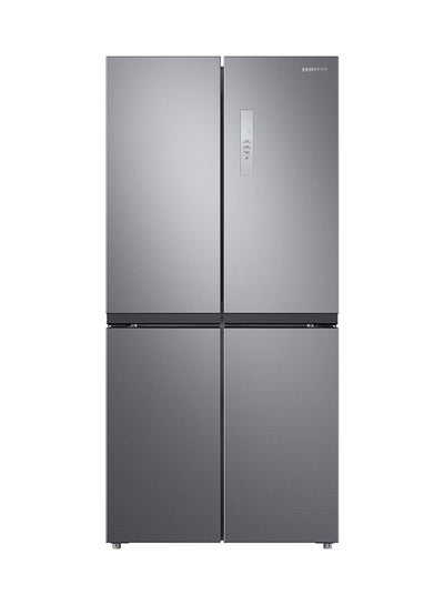 Buy 4-Door French Side By Side Refrigerator 11.6Cu.ft, Freezer 4.9Cu.ft, 468 L, RF48A4000M9 Gentle Matt Silver in Saudi Arabia