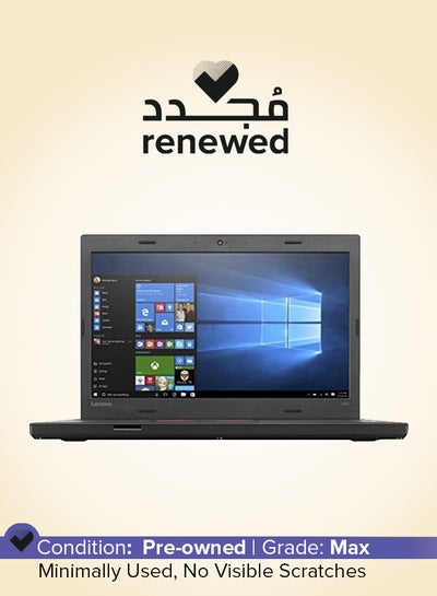 Buy Renewed - L460 ThinkPad Laptop With 14-Inch HD Display,Intel Core i3-6th Gen Processor/8GB DDR3L RAM/256GB SSD/Windows 10 Pro English Black in UAE