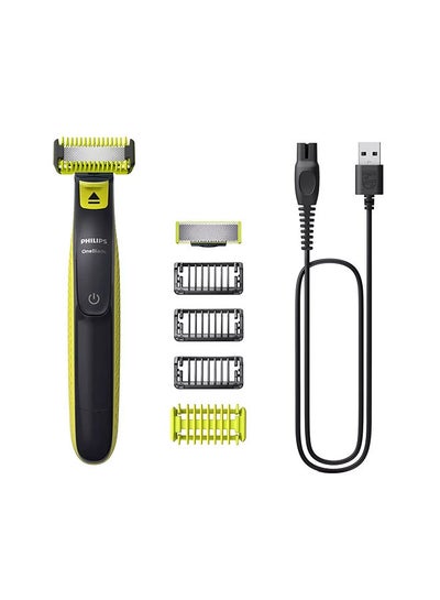 Buy Philips OneBlade Face + Body QP2824/10, 2Years Warranty Lime Green,Charcoal Grey in UAE