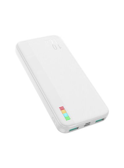 Buy 10000 mAh Powerbank Dazzling Series 12W (JR-T016) White in Egypt