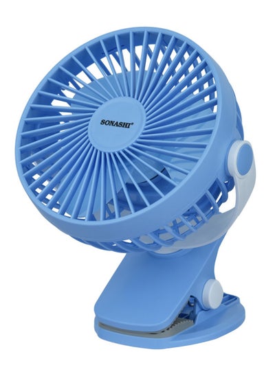5 Inch Rechargeable Clip Fan With 3 Speeds | Continuous Working Of 1.5 ...