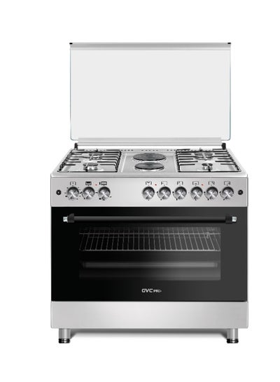 Buy 6-Burner Turkish Gas Oven With 2 Electric GVC-428 Silver in Saudi Arabia