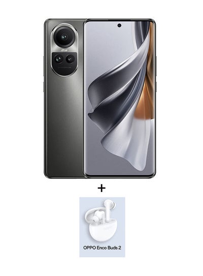 Buy Reno 10 Pro 5G Dual SIM Silvery Grey 12GB RAM 256GB  with Gifts - Middle East Version in UAE