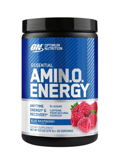 Buy Amino Energy - Pre Workout With Green Tea, Bcaa, Amino Acids, Keto Friendly, Green Coffee Extract, 0 Grams of Sugar, Anytime Energy Powder - Blue Raspberry, 270 G , 30 Servings in UAE