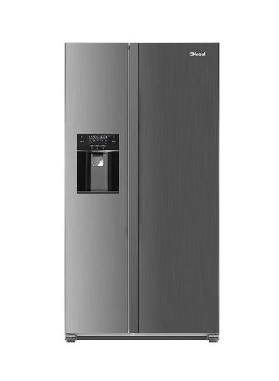 Buy Side By Side Refrigerator 547 Ltrs Gross And 501 Ltrs Net Capacity, No Frost, Sky Power Interior Led Lights, Automatic Ice Maker, R600a Refrigerant, 90 x 66 x 177 Cm NR800SIM Silver in UAE