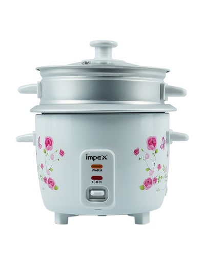 Buy Electric Rice Cooker With Automatic Cooking And Keep Warm 0.6 L 350 W RC 2805 white in Saudi Arabia