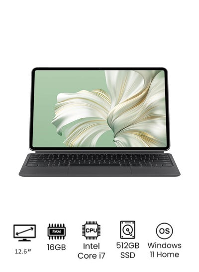 اشتري MateBook E Laptop With 12.6-Inch Display, Core i7-1360P Processor/16GB RAM/512GB SSD/Intel UHD Graphics/Windows 11 Home English/Arabic Space Gray في السعودية