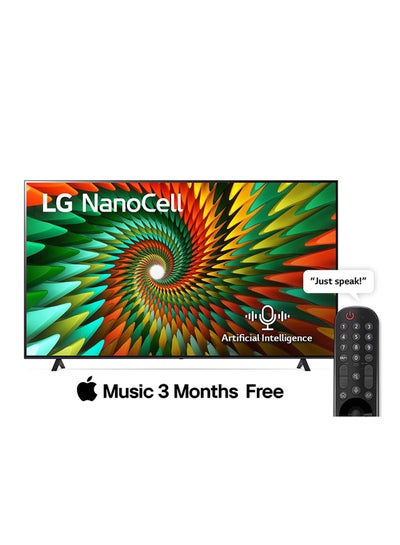 Buy LG Nanocell 55 Inch Smart LED TV with Magic Remote- 55NANO776RA Black in UAE