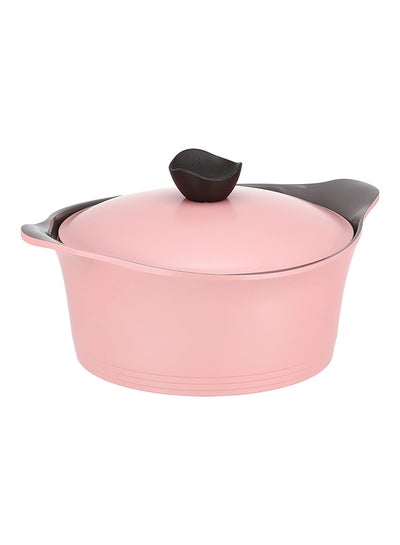 Buy Ceramic Cooking Pot Pink 26cm in Egypt