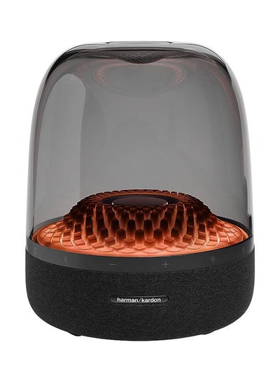 Buy Harman Kardon Aura Studio 4 Bluetooth Home Speaker Black in UAE