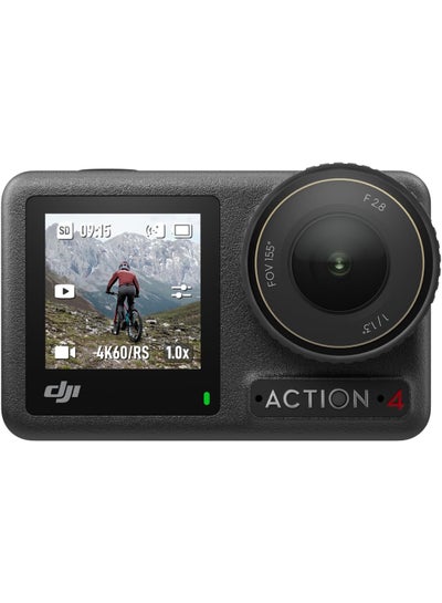 Buy Osmo Action 4 Standard Combo - 4K/120fps Waterproof Action Camera With 1/1.3-Inch Sensor, 10-bit & D-Log M Color Performance, Long-Lasting Battery, UAE Version With Official Warranty Support in UAE