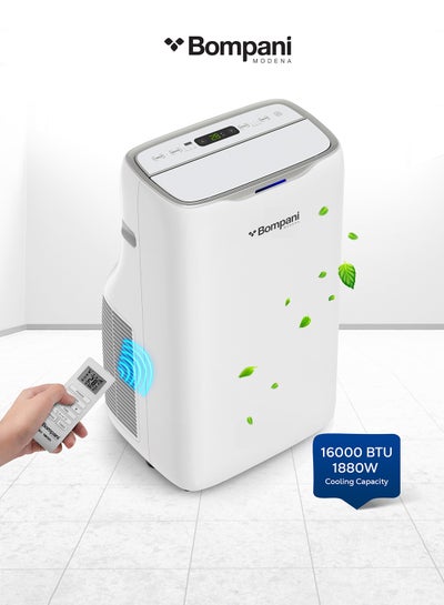 Buy 16000 BTU R410A Overload Protection Self Diagnos Function Portable Air Conditioner 1.6 TON 1880 W BO1600 White in UAE