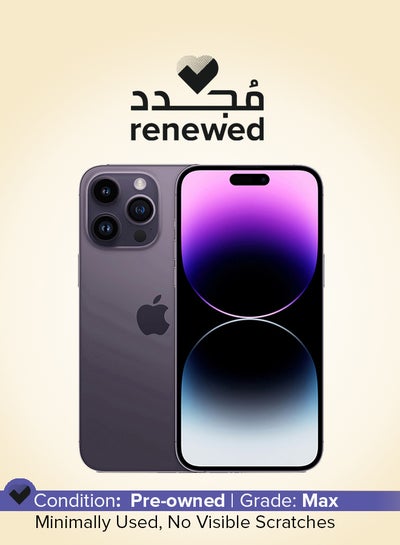 Renewed - iPhone 14 Pro Max 512GB Deep Purple 5G With Facetime