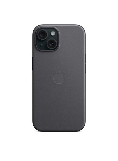 Buy iPhone 15 Plus FineWoven Case with MagSafe - Black in UAE