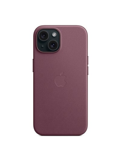 Buy iPhone 15 Plus FineWoven Case with MagSafe - Mulberry in UAE