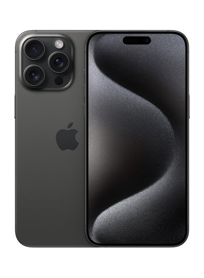 Buy iPhone 15 Pro Max 1TB Black Titanium 5G With FaceTime - USA Version (e-SIM only) in UAE