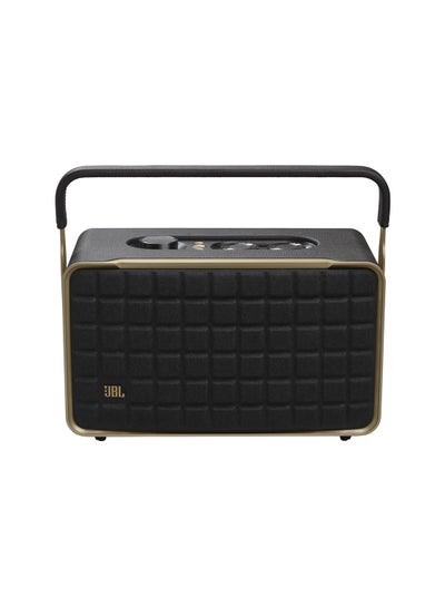 Buy Authentics 300 Smart Home Speaker With Wi-Fi, Bluetooth, Voice Assistants And Retro Design Black in Egypt