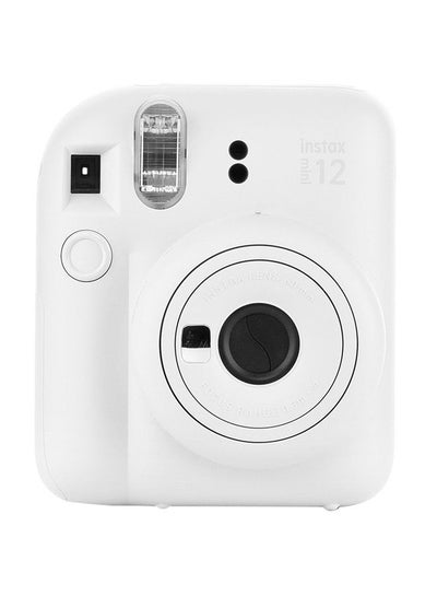 اشتري INSTAX Mini 12 Instant Film Camera Clay White في السعودية