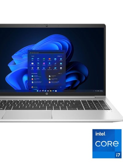 اشتري HP ProBook 450 G9 - Intel® Core™ i7-1255U - 8GB - 512GB SSD - NVIDIA GeForce MX570 - 15.6" HD - English/Arabic Silver Aluminum في مصر