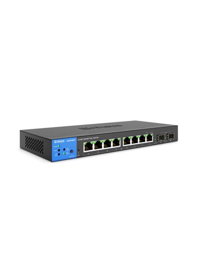 Buy LGS310MPC 8 Port Gigabit (8 Poe- 110 W) and 2 x 1G Sfp Managed Switch Black in Egypt