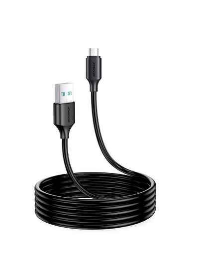 Buy Joyroom cable USB-A - Micro USB 480Mb / s 2.4A 2m black (S-UM018A9) Black in Egypt
