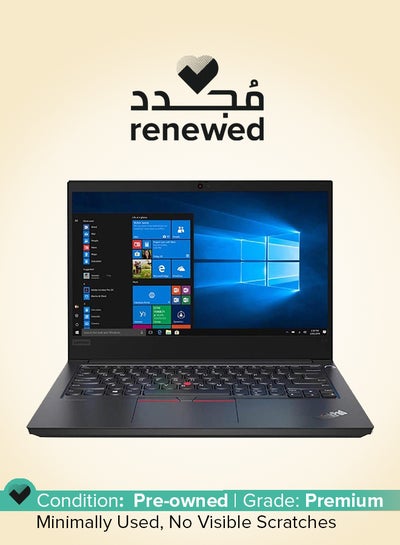 اشتري Renewed - ThinkPad E14 Laptop With 14-Inch FHD Display,Intel Core i3-10th Gen Processor/8GB DDR4 RAM/256GB SSD/Windows 10 Pro English Black في الامارات