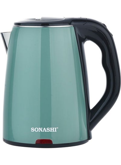 Buy Cordless Electric Kettle 1.8 L 1500.0 W SKT-1811N Green in UAE