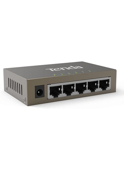 Buy TEG1005D, 5-Port Gigabit Ethernet Switch, Unmanaged Ethernet Splitter, Network Switch Hub, Traffic Optimization, Plug & Play, Fan-less Metal Design, Limited Lifetime Protection Grey in UAE