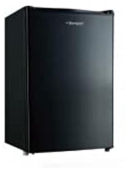 Buy Single Door Refrigerators Defrost Recessed Handle R600A Inside Condenser 78.0 L BR110N Black in UAE
