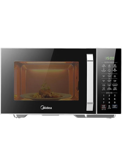 اشتري 2-In-1 Microwave Oven With Grill, Digital Touch Control, Child-Safety-Lock, 11 Pre-Programmed Menus, LED Display, Grilling Roasting And Cooking Functions, Full Glass Finish 29 L 900 W EG9P032MX Silver في الامارات