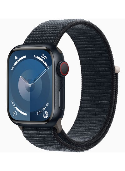 اشتري Watch Series9 GPS + Cellular 45mm Midnight Aluminium Case With Midnight Sport Loop في الامارات