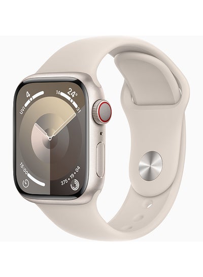 اشتري Watch Series9 GPS + Cellular 41mm Starlight Aluminium Case With Starlight Sport Band في الامارات