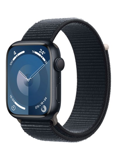 Buy Watch Series 9 GPS 45mm Midnight Aluminium Case With Midnight Sport Loop in Saudi Arabia