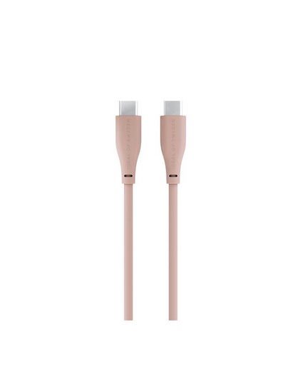 Buy Charging Cable 2m USB C-C Blush Pink in Egypt