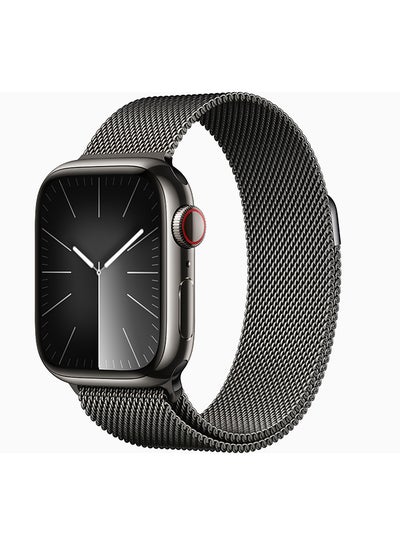 اشتري Watch Series9 GPS + Cellular 41mm Stainless Steel Case With Graphite Milanese Loop في السعودية