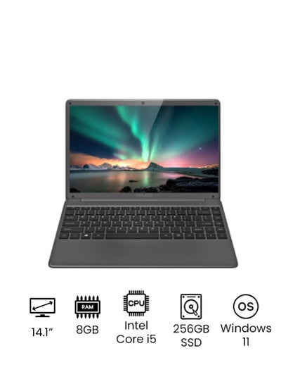 Buy S1 laptop With 14.1-Inch Display, Core i5-1035G4 Processor/8GB RAM/256GB SSD/Windows 11/Intel Iris Plus Graphics English/Arabic Grey in Saudi Arabia