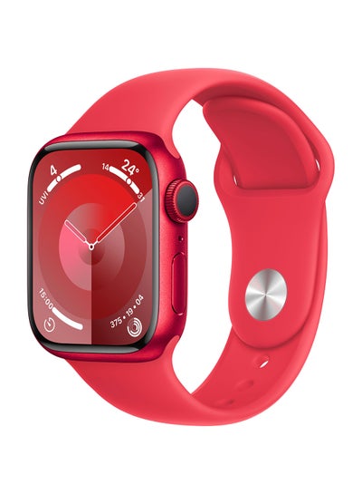 Buy Watch Series 9 GPS + Cellular 41mm (PRODUCT)RED Aluminium Case With (PRODUCT)RED Sport Band in UAE