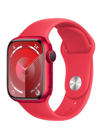 اشتري Watch Series 9 GPS 45mm (PRODUCT)RED Aluminium Case With (PRODUCT)RED Sport Band في السعودية