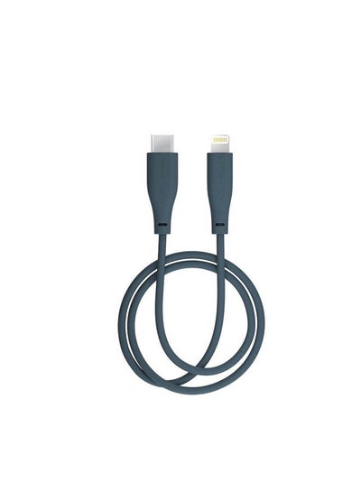 Buy Charging Cable 2m USB C-lightning Midnigt Blue in Egypt