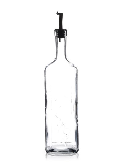 Buy Homemade Oil & Vinegar Serving Bottle 1000 ml Clear in UAE