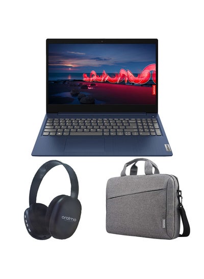 Buy Ideapad 3 15ITL6 Laptop With 15.6-Inch Display, Core i7-1165G7/16GB DDR4 RAM/1TB SSD/Intel Iris Xe Graphics With Microsoft office 2019/Windows-11 With Free Bag + BT Headphone English Black in UAE